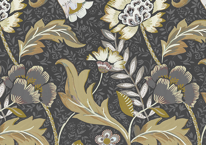 Folklore, Gilded Black - Twist&Fit Roller Blind - Image 6